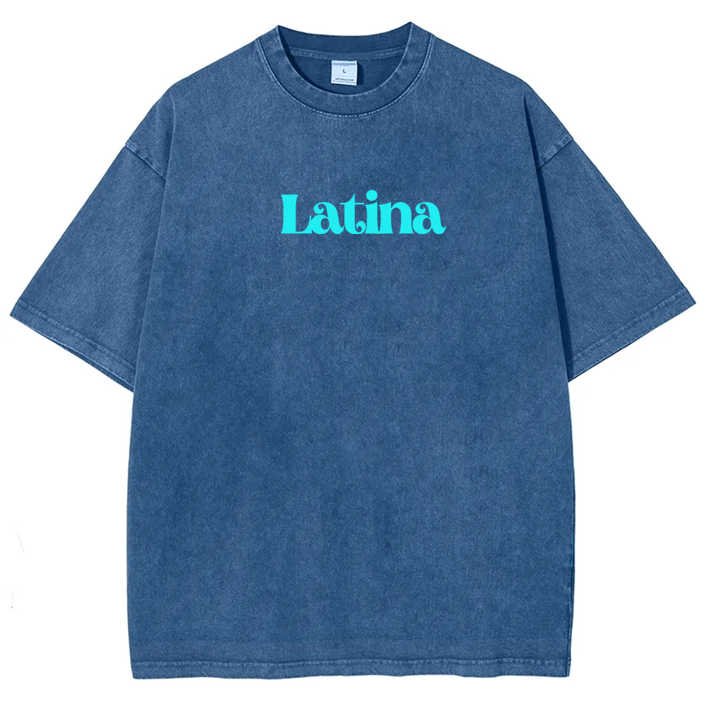 Latina Unisex Fit  Washed T-Shirt