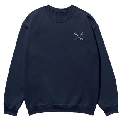 Body Piercer Casual Crewneck Sweatshirt wearishow