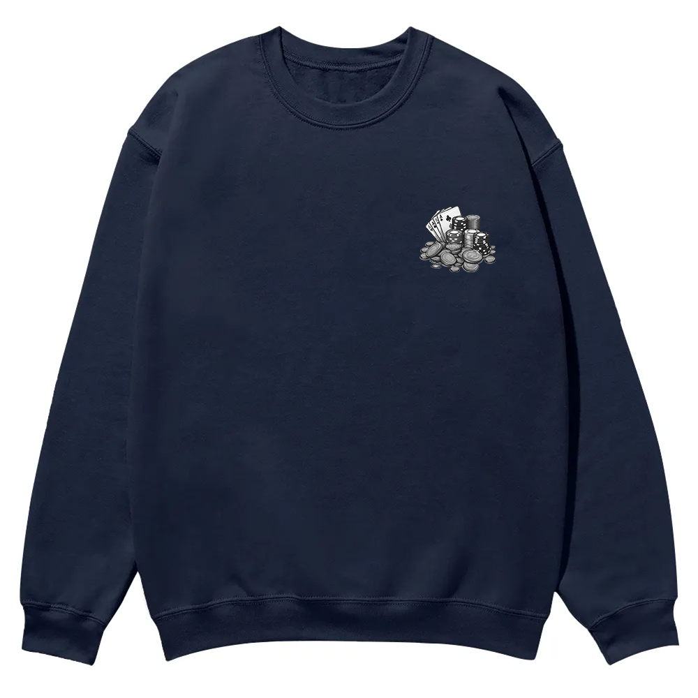 Professional Gambler Casual Crewneck Sweatshirt wearishow
