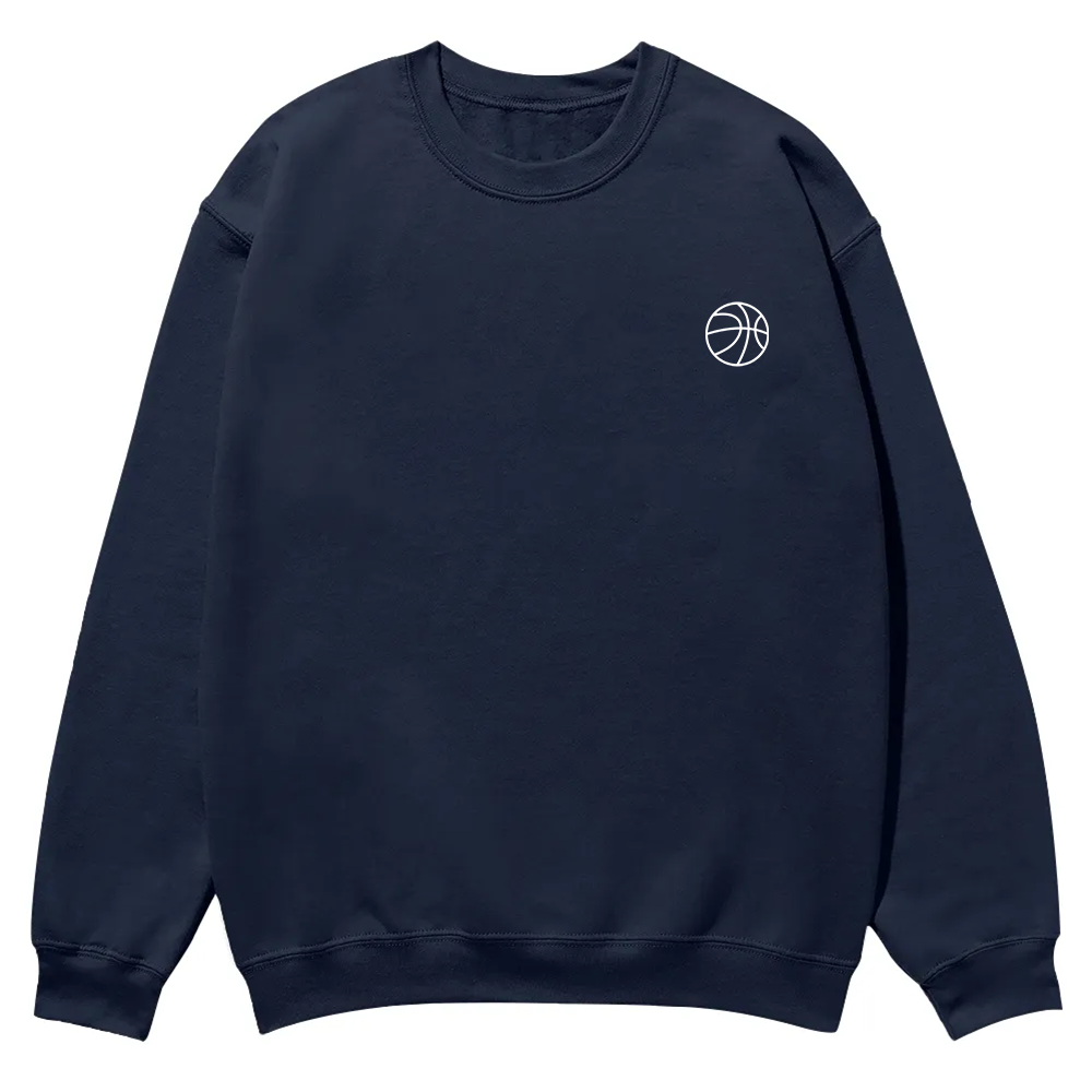 Basketball Player Casual Crewneck Sweatshirt wearishow