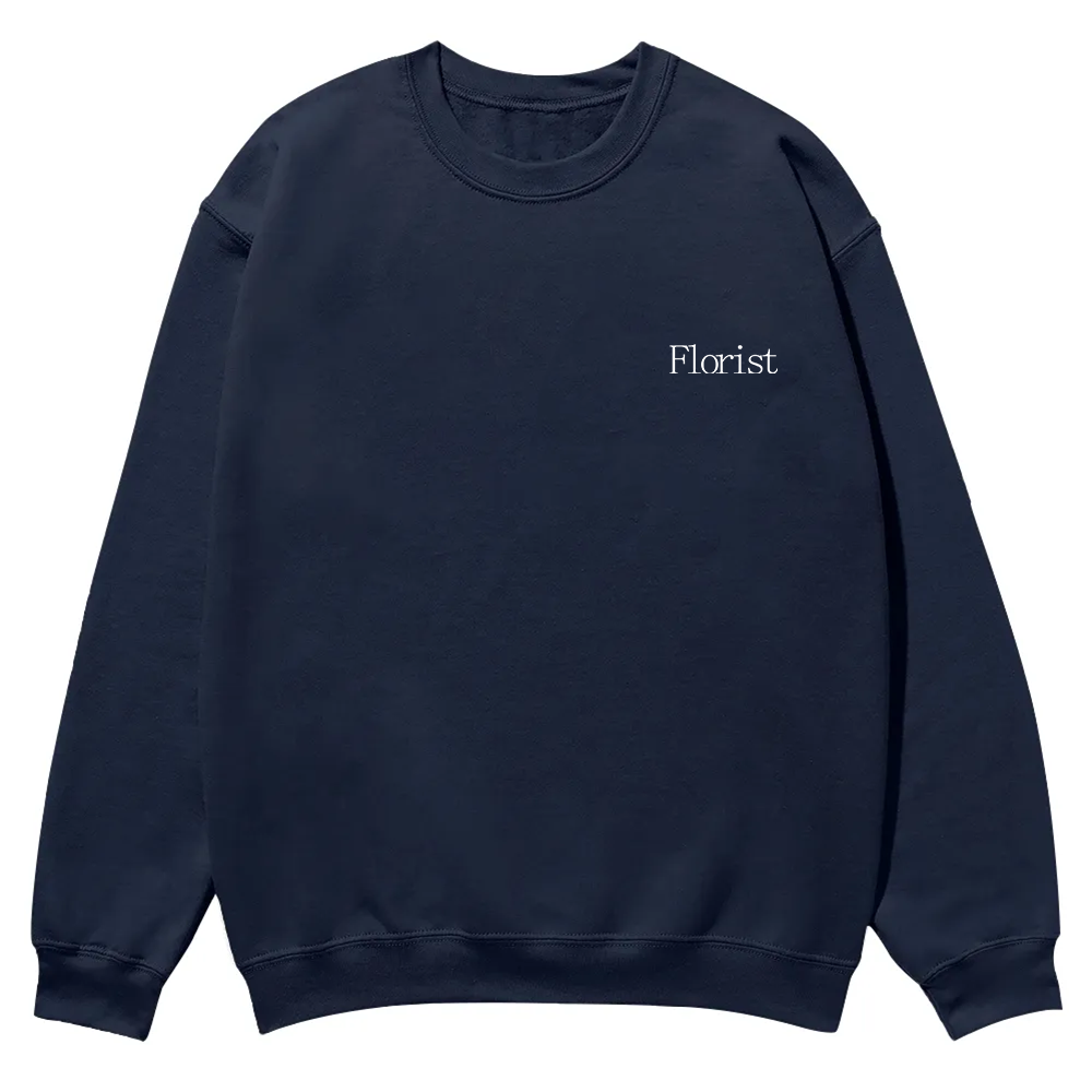Florist Casual Crewneck Sweatshirt wearishow