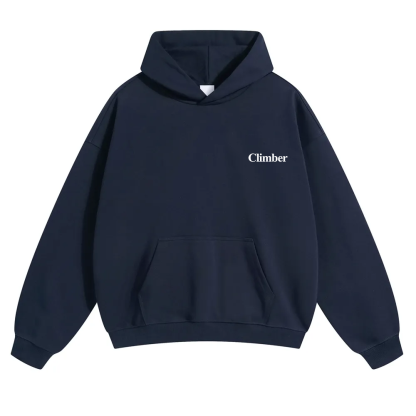 Climber Unisex Solid Color Hoodie wearishow
