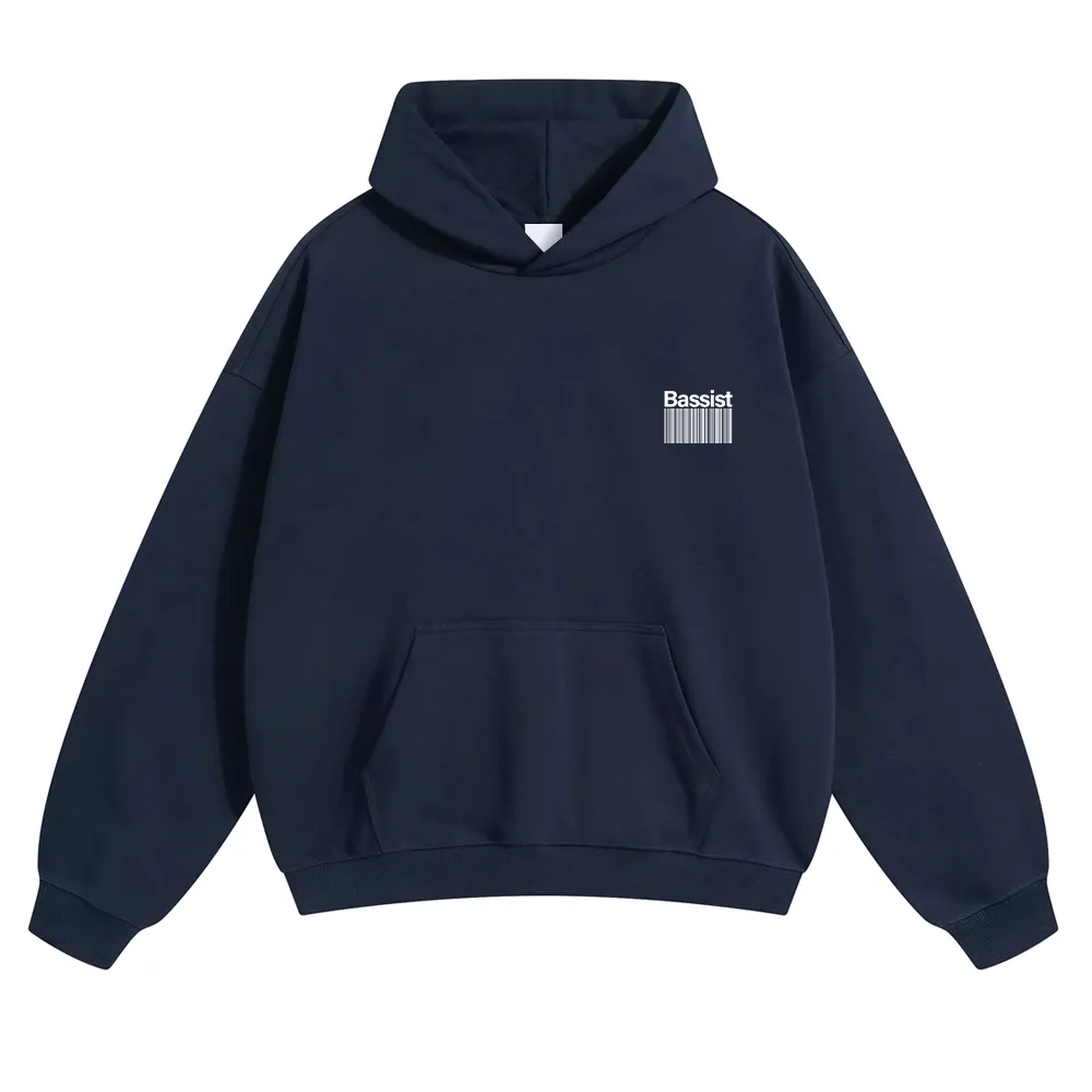 Bassist Unisex Solid Color Hoodie wearishow