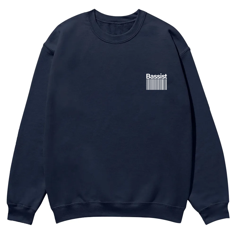 Bassist Casual Crewneck Sweatshirt wearishow