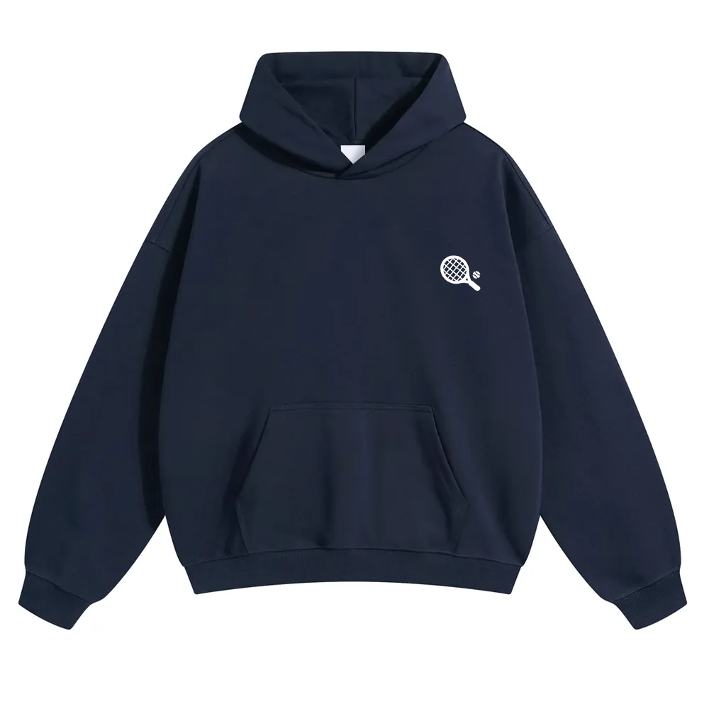 Padel Player Unisex Solid Color Hoodie wearishow