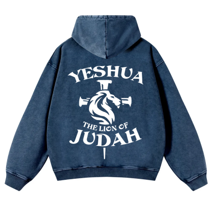 Yeshua Washed Hoodie wearishow