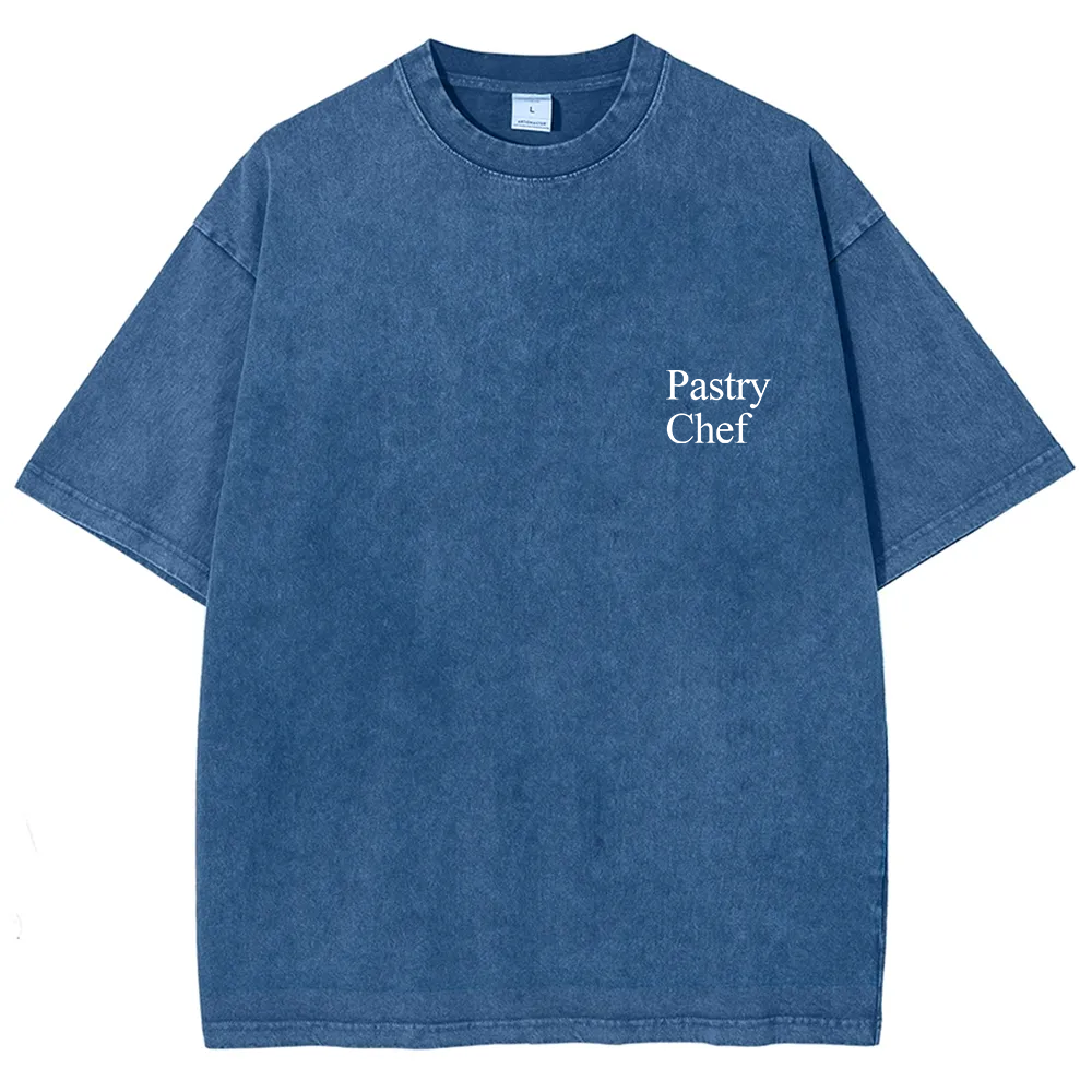 Pastry Chef Unisex Fit Washed T-Shirt