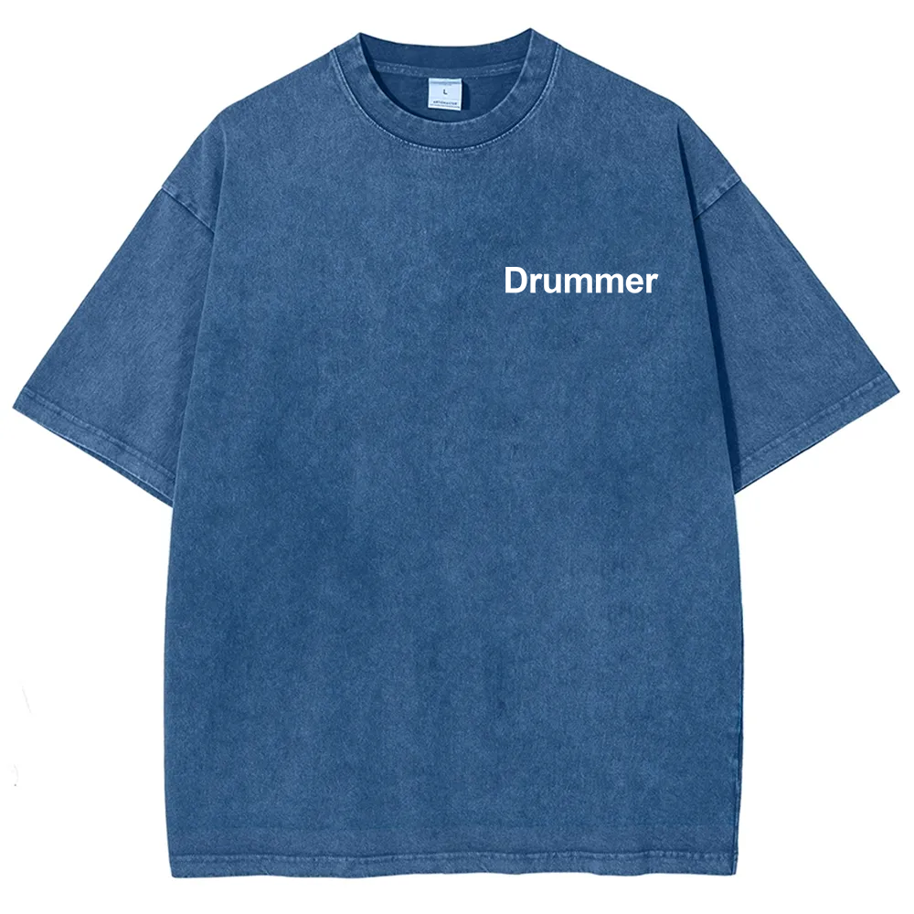 Drummer Unisex Fit Washed T-Shirt