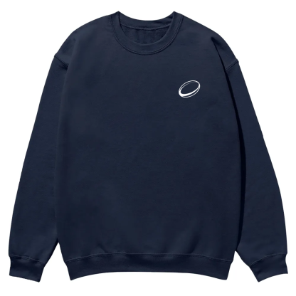 Rugby Player Casual Crewneck Sweatshirt wearishow