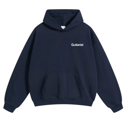 Guitarist Unisex Solid Color Hoodie wearishow