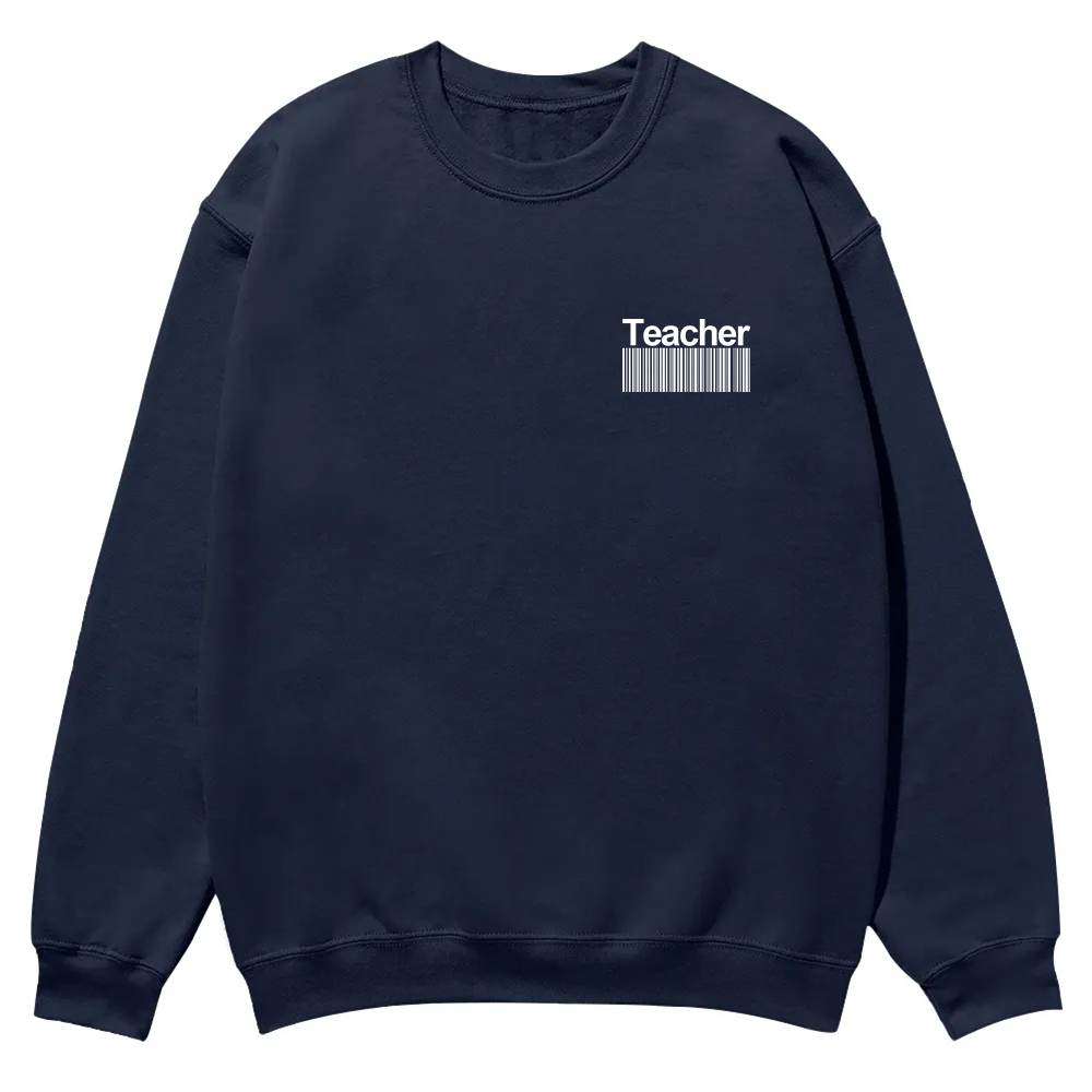 Teacher Casual Crewneck Sweatshirt wearishow