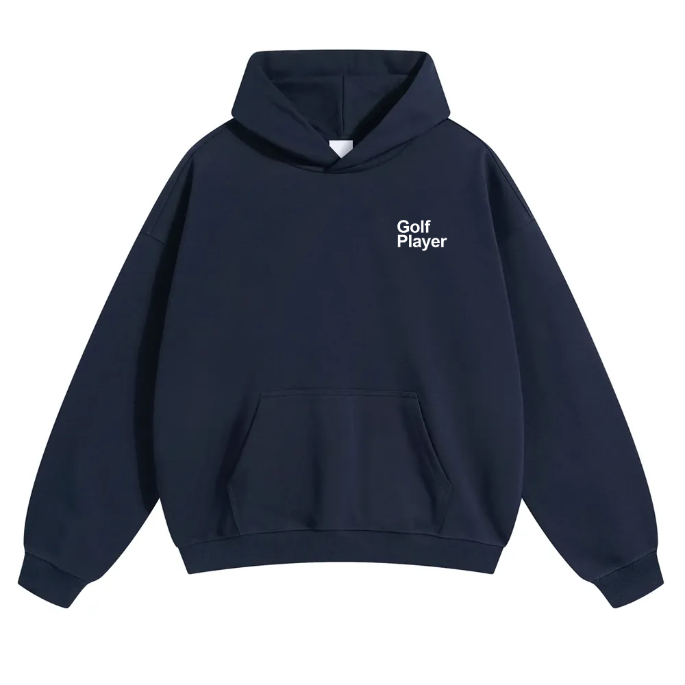 Golf Player Unisex Solid Color Hoodie wearishow