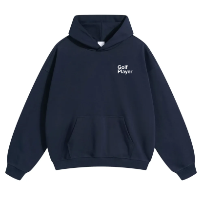 Golf Player Unisex Solid Color Hoodie wearishow