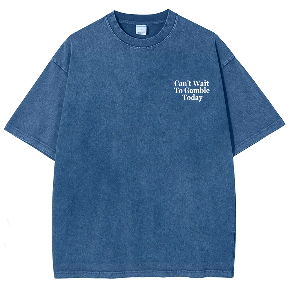 Professional Gambler Club Unisex Fit Washed T-Shirt