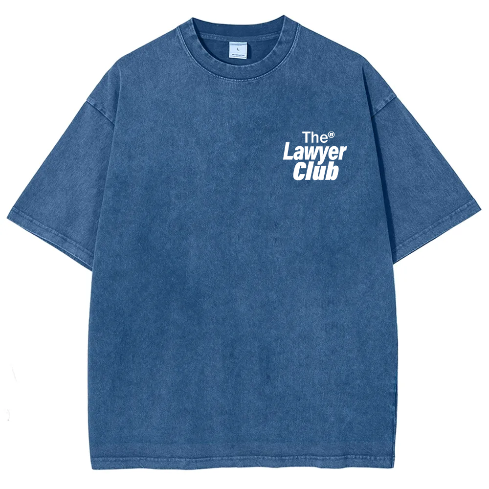 The Lawyer Club Unisex Fit Washed T-Shirt