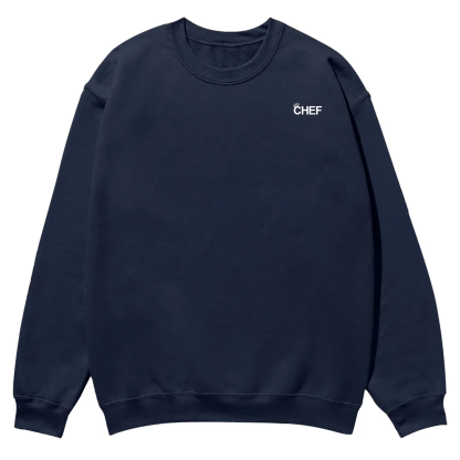Chef Addcustom QR Code Casual Crewneck Sweatshirt