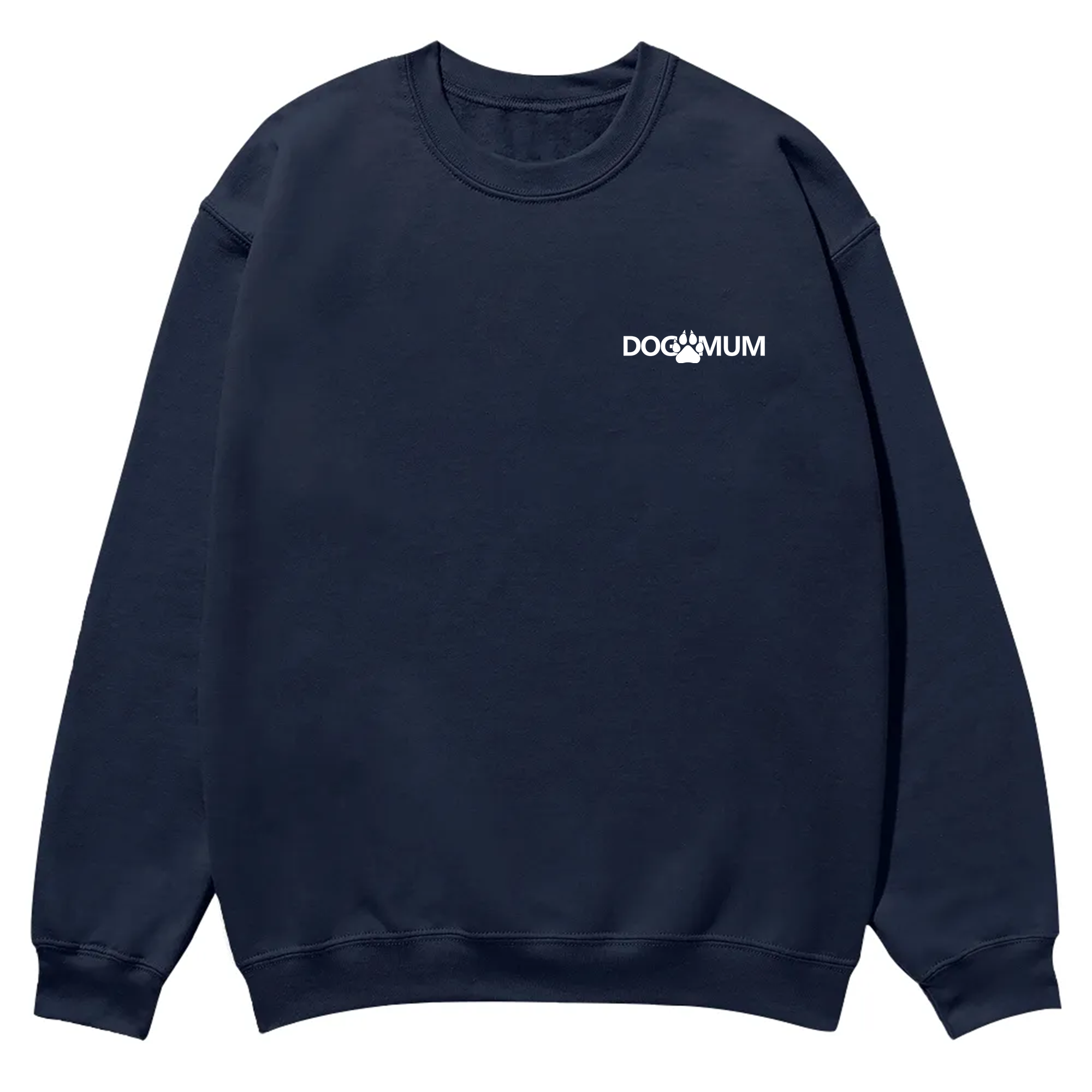 Dog Mum  Addcustom QR Code Name Unisex Casual Crewneck Sweatshirt