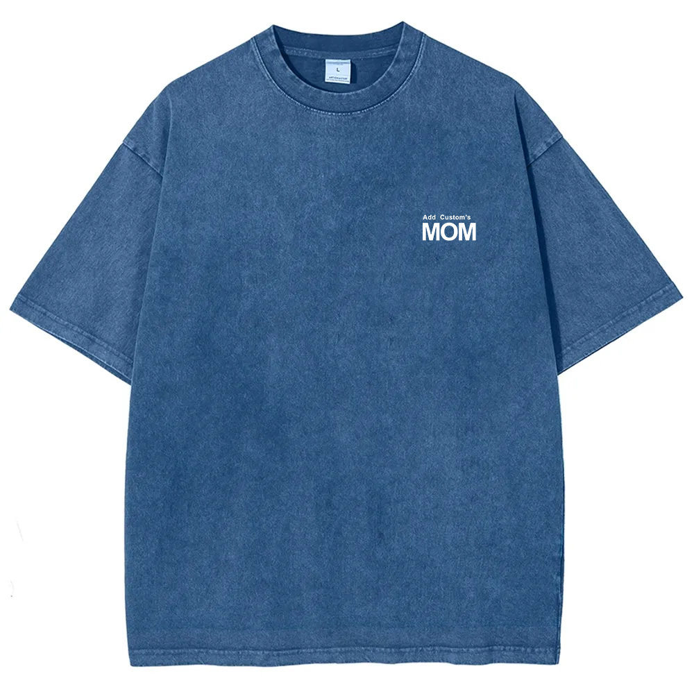 MOM Custom Unisex Fit Washed T-Shirt