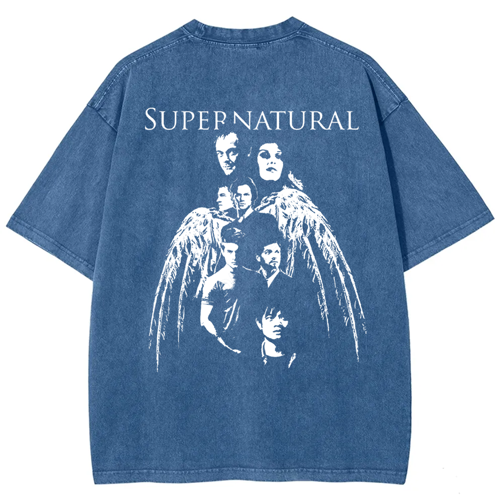 Unisex Vintage Supernatural TV Series t-Shirt