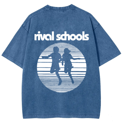 Unisex Vintage  Rival Schools Band t-Shirt