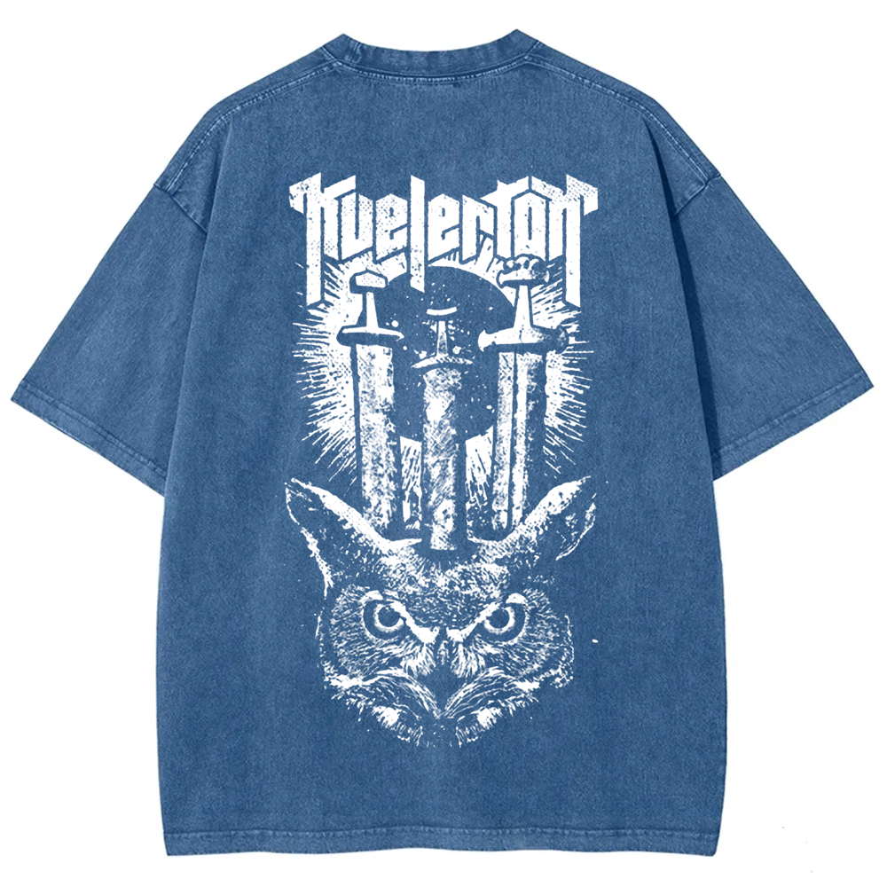 Unisex Vintage Kvelertak Band  t-Shirt