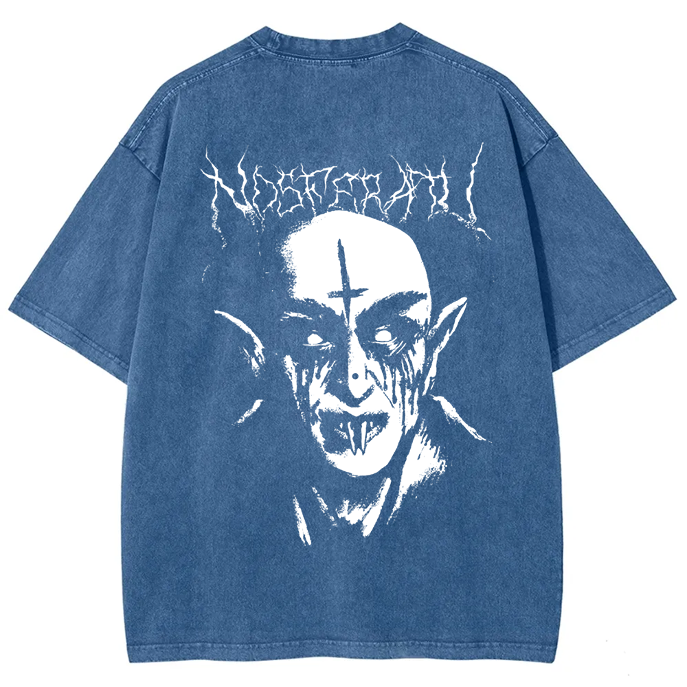 Unisex Vintage Black Metal Nosferatu Movie  t-Shirt