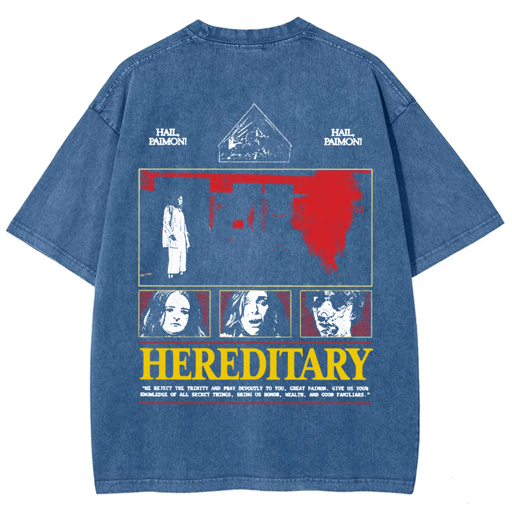 Unisex Vintage Hereditary Horror Movie  t-Shirt