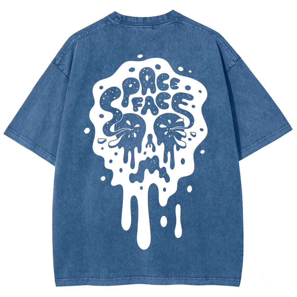 Unisex Vintage Spaceface Band  t-Shirt