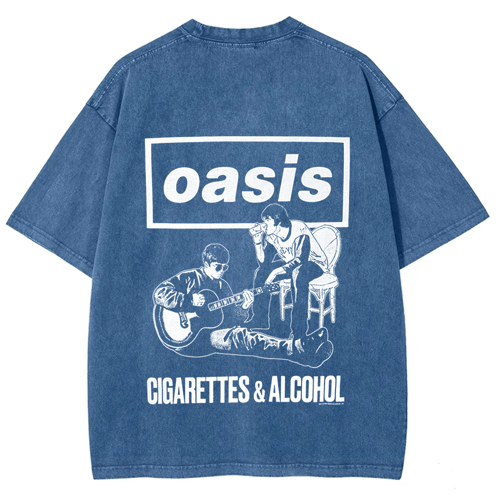Unisex Vintage Oasis Band t-Shirt