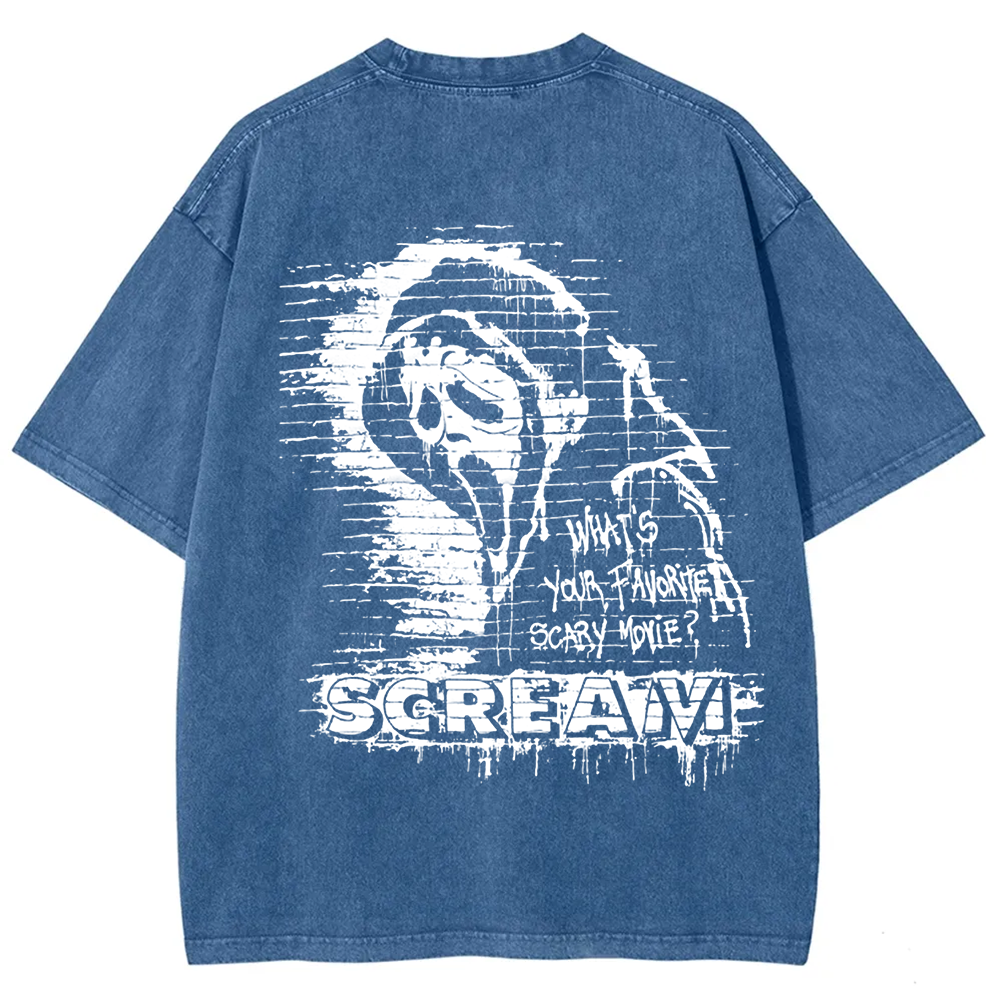 Unisex Vintage Scream horror movie t-Shirt