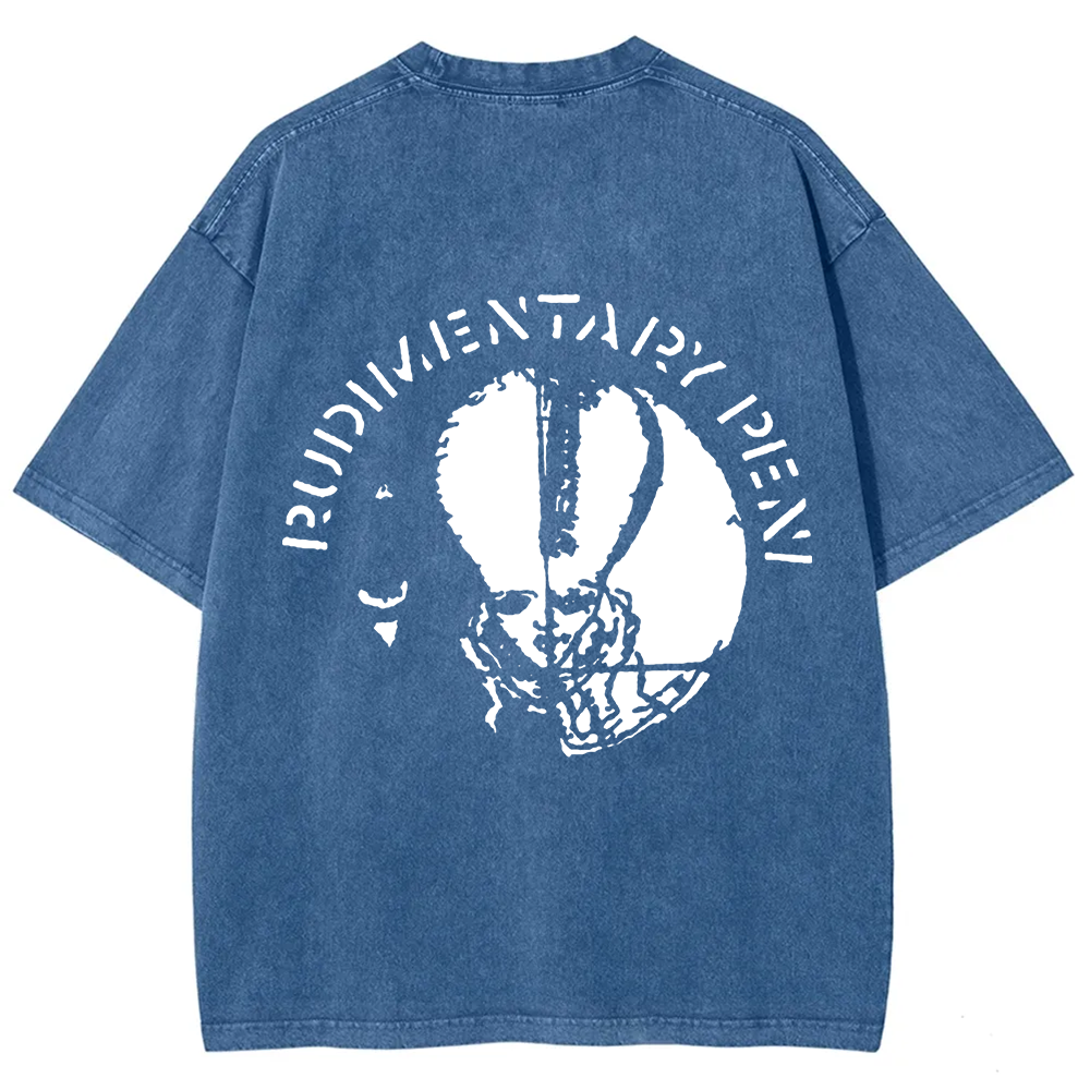 Unisex Vintage Rudimentary Peni Punk Band t-Shirt
