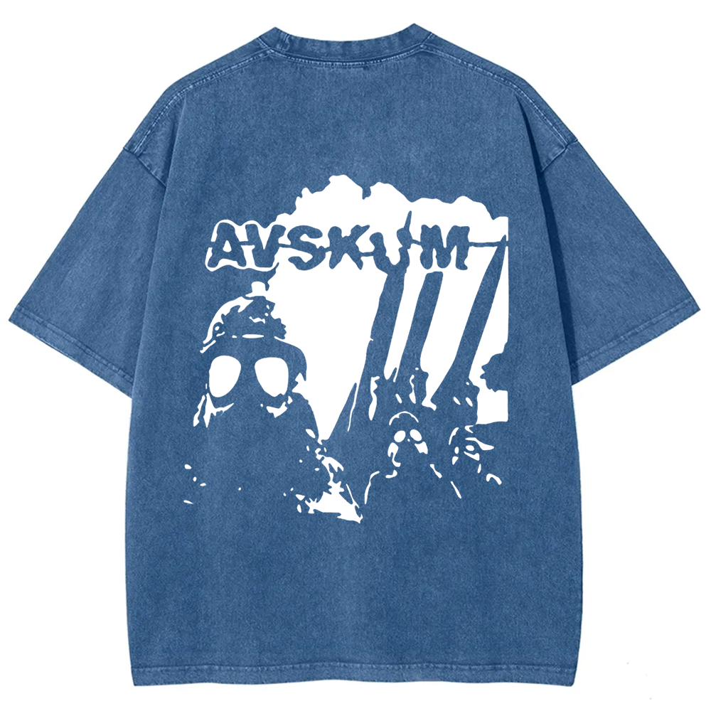 Unisex Vintage Avskum Punk Band  t-Shirt