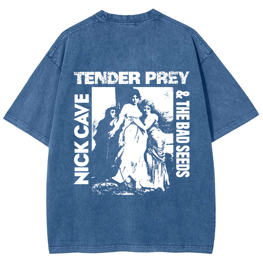 Unisex VintageNick Cave and the Bad Seeds Band Tender Prey Music t-Shirt