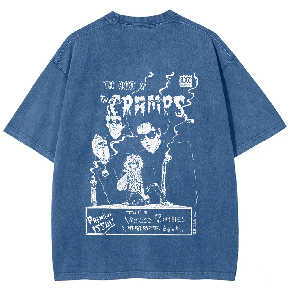 Unisex Vintage The Cramps Rock Band t-Shirt