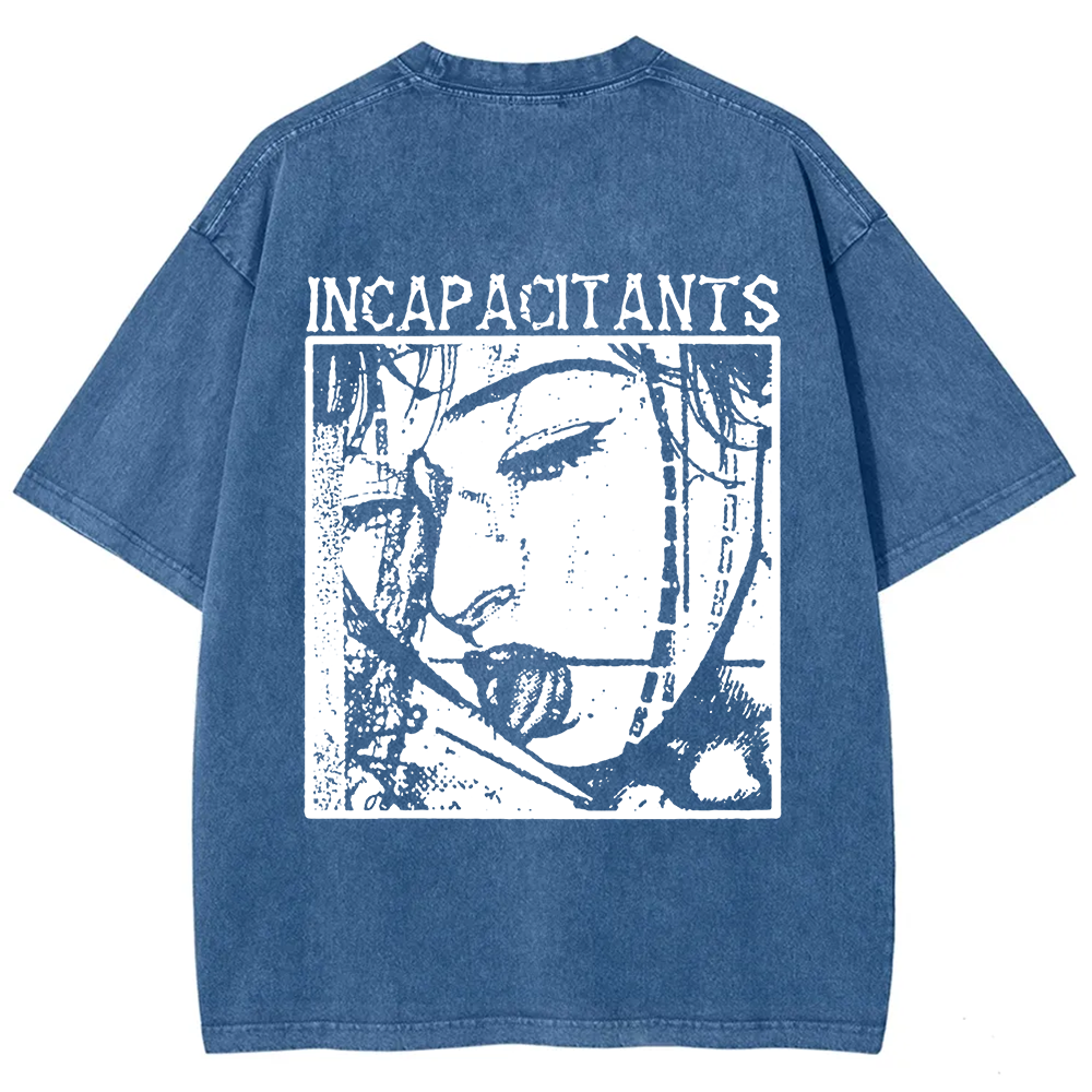 Unisex Vintage Incapacitants Band t-Shirt