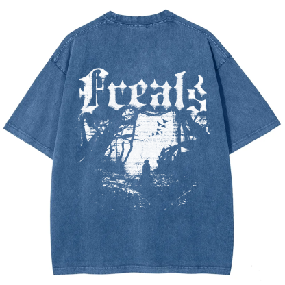 Unisex Vintage Freaks Horror Movie t-Shirt