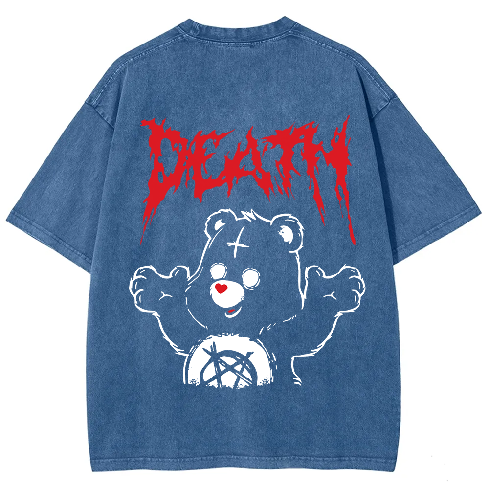 Unisex Vintage  Death Bear Care Bear TV Series  t-Shirt