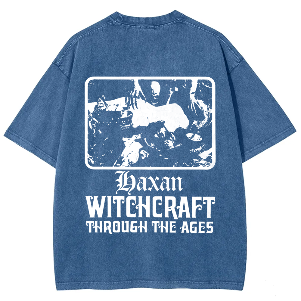 Unisex Vintage Häxan Witchcraft Through The Ages Horror Movie t-Shirt