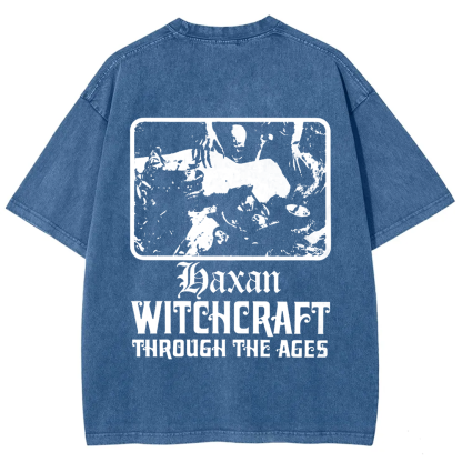 Unisex Vintage Häxan Witchcraft Through The Ages Horror Movie t-Shirt