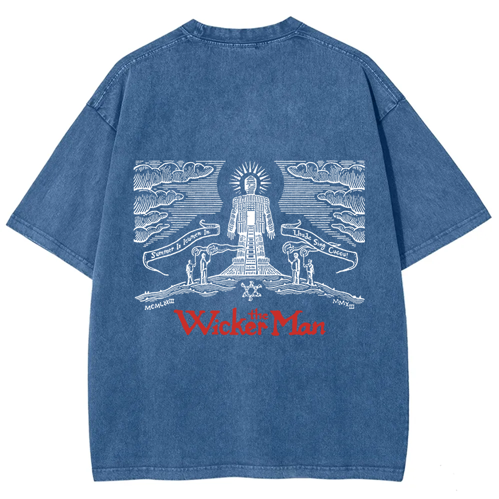 Unisex Vintage The Wicker Man Movie t-Shirt