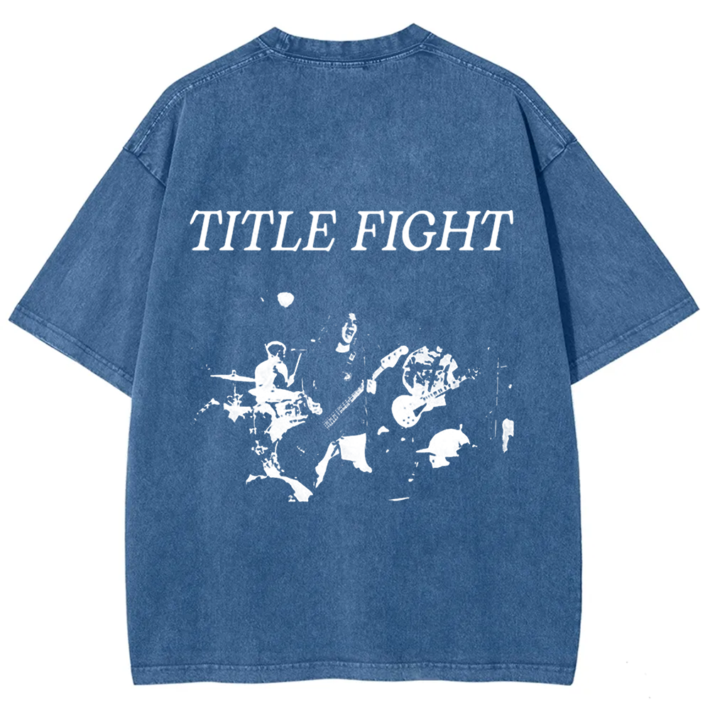 Unisex Vintage Title Fight Band t-Shirt