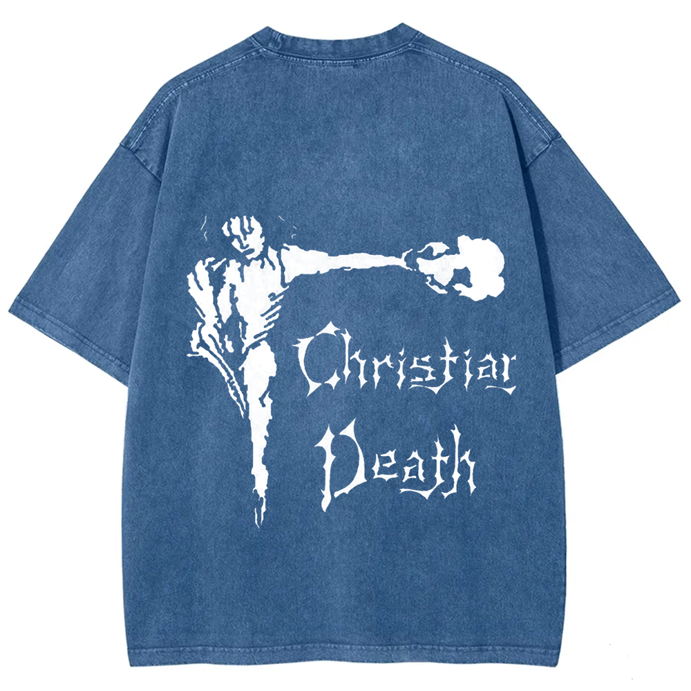 Unisex Vintage Christian Death Rock Band t-Shirt