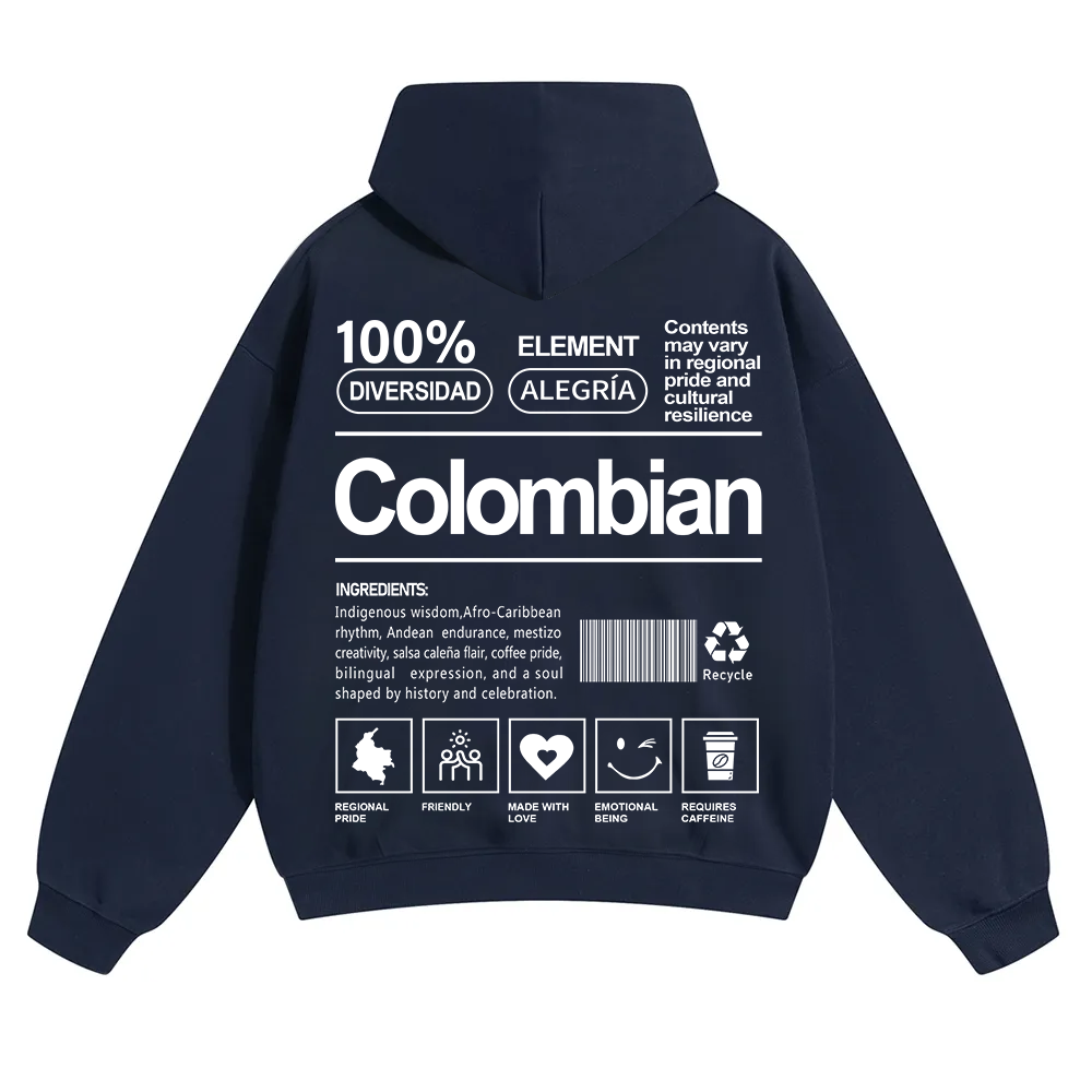 Colombian Unisex Fit Color Hoodie wearishow