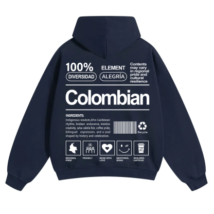 Colombian Unisex Fit Color Hoodie wearishow