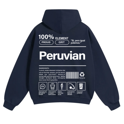 Peruvian Unisex Fit Color Hoodie wearishow