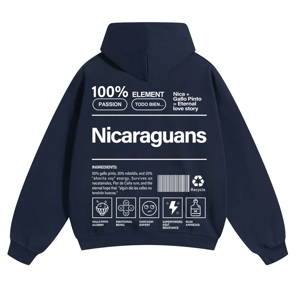 Nicaraguans Unisex Fit Color Hoodie wearishow