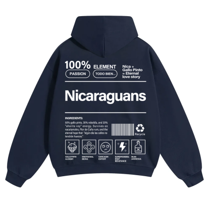 Nicaraguans Unisex Fit Color Hoodie wearishow