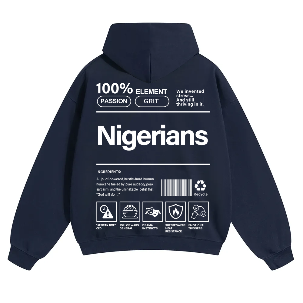 Nigerians Unisex Fit Color Hoodie wearishow