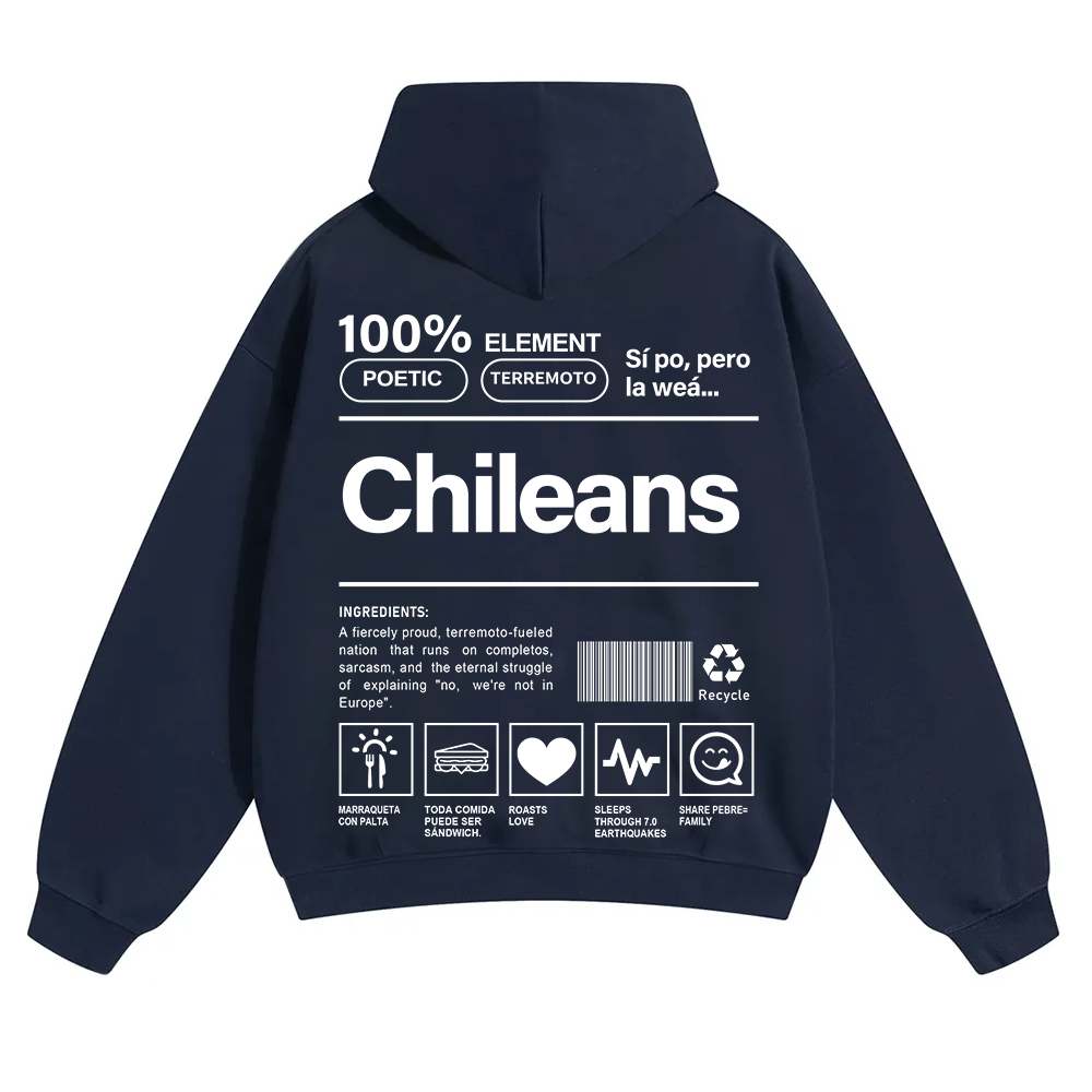 Chileans Unisex Fit Color Hoodie wearishow