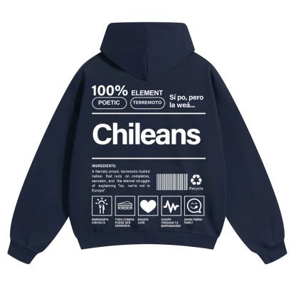 Chileans Unisex Fit Color Hoodie wearishow